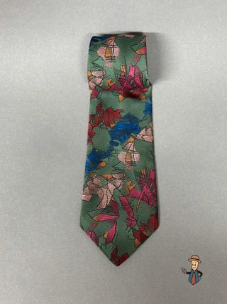 Corbata Francis Girod Diseño Abstracto Multicolor