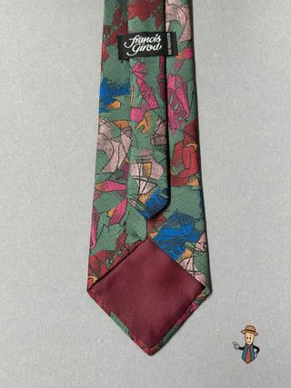 Corbata Francis Girod Diseño Abstracto Multicolor
