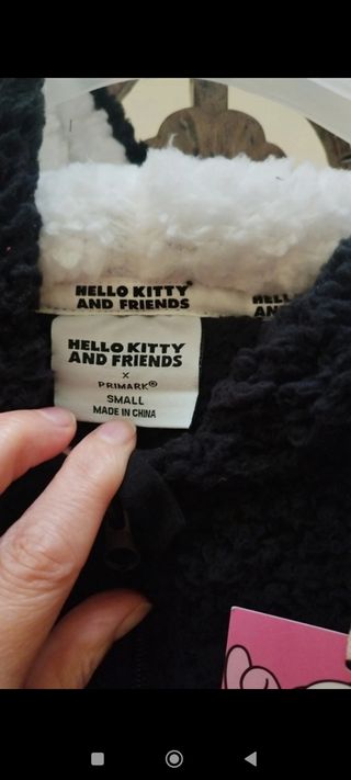 Mono pijama Kuromi negro