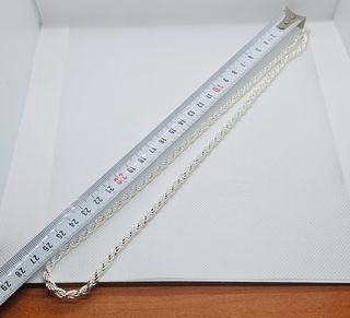 Cadena Plata 925 Enroscada