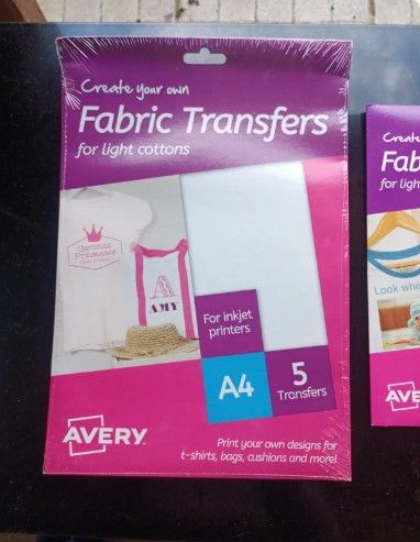 Fogli Transfer per T-shirt set di 2 conf. (cotone)