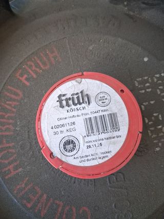 Barriles de cerveza Früh