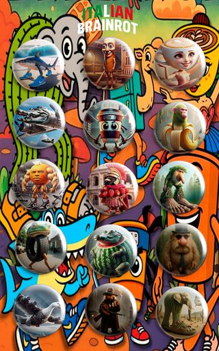 PACK CHAPAS ITALIAN BRAINROTS
