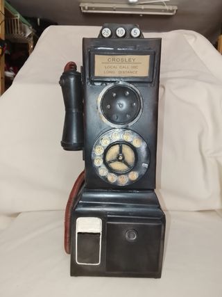 Hucha Teléfono Antiguo Crosley