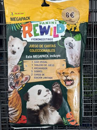 Panini Rewild Megapack Cromos Coleccionables