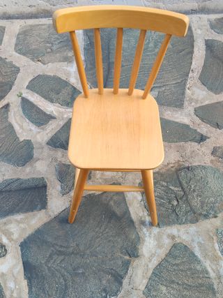 Silla alta infantil Ikea AGAM madera