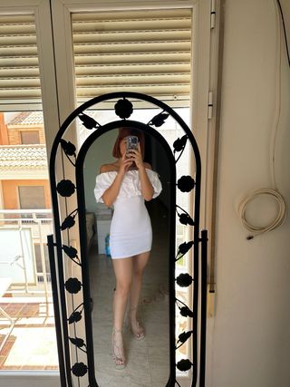 Vestido blanco Zara