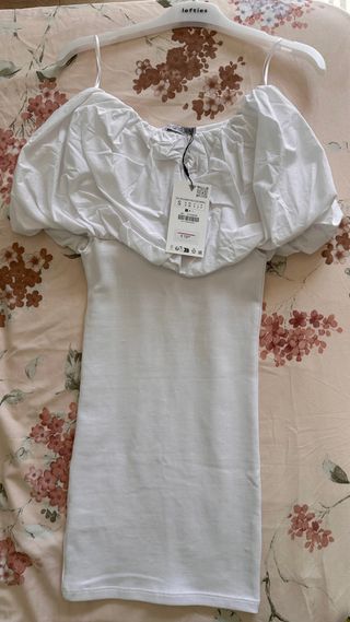 Vestido blanco Zara