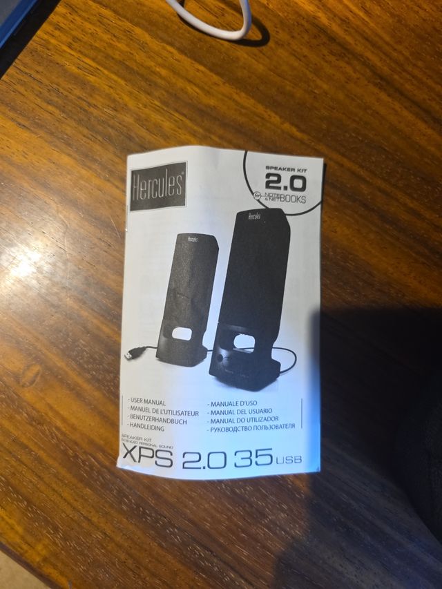 Altavoces Hercules Negros para PC