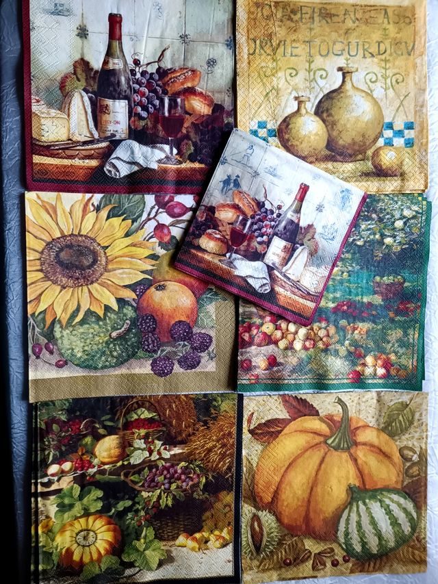 Set tovaglioli carta tema autunnale