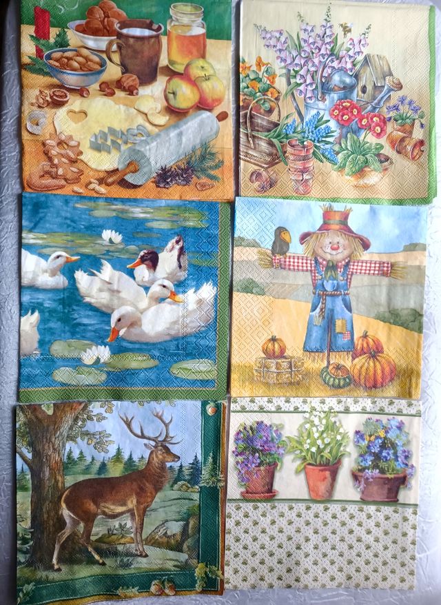 Set tovaglioli carta tema autunnale