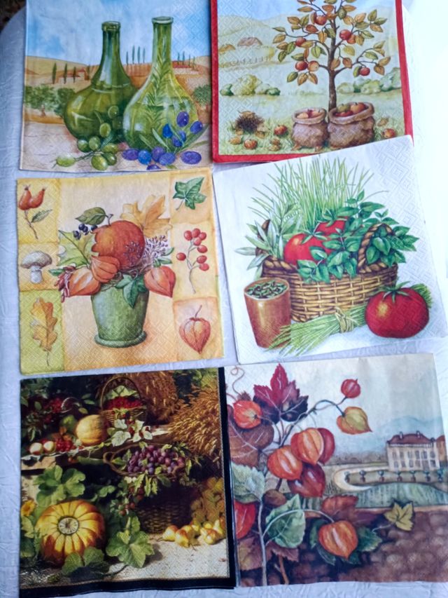 Set tovaglioli carta tema autunnale