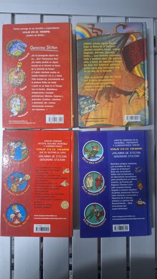 Vendo 4 libros GERONIMO STILTON En PEEFECTO estado