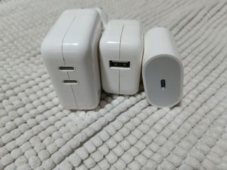 Lote cargadores Apple 35w, 20w, 10w, iphone, ipad
