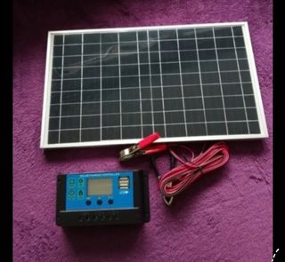 Kit Solar Panel + Controlador Carga