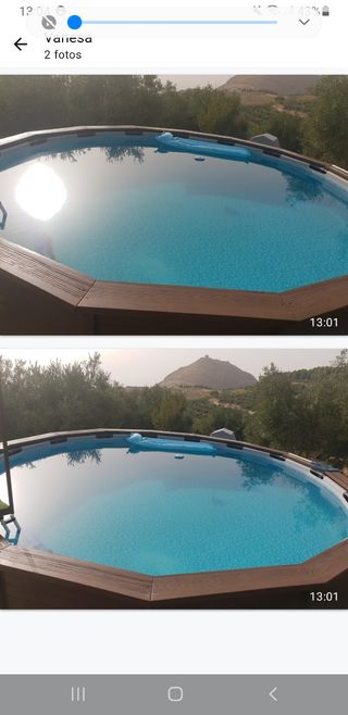 Piscina desmontable madera 5m x 1,22