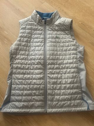 Chaqueta Plumas Lacoste Talla 42 Gris