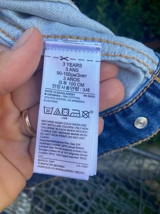 Giubbino jeans GAP bimbo/bimba