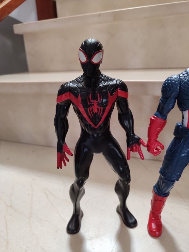 Figuras Marvel: Spiderman, Capitán América, Thor
