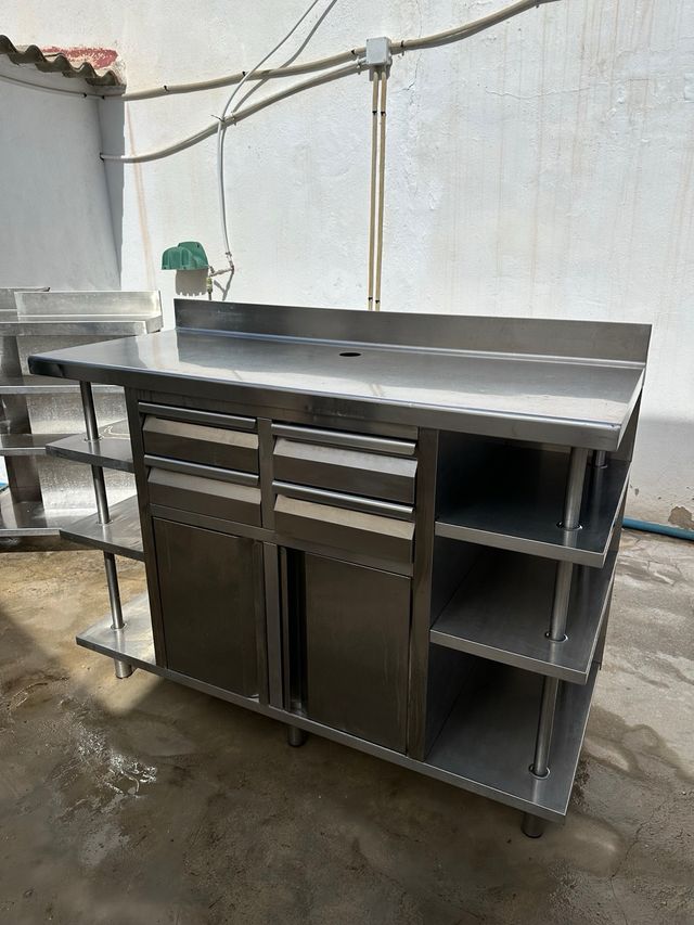 Mueble Cafetera Inoxidable