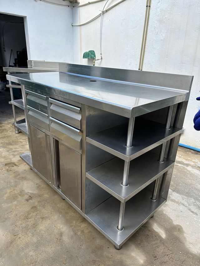 Mueble Cafetera Inoxidable