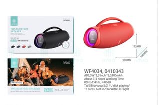 Altavoz Bluetooth Rojo