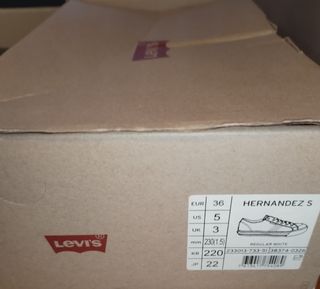 Bambas Levi's Blancas Talla 36