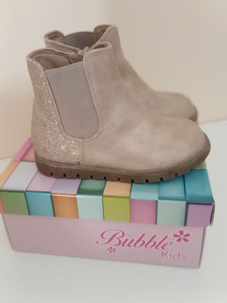Botas niña Bubble Kids Talla 22 Oro