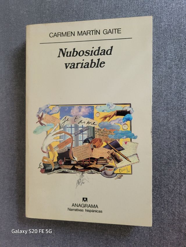 Libro Nubosidad Variable Carmen Martín Gaite