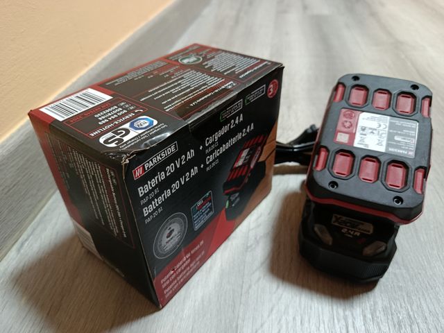 Batería y cargador Parkside 20V 2.4Ah