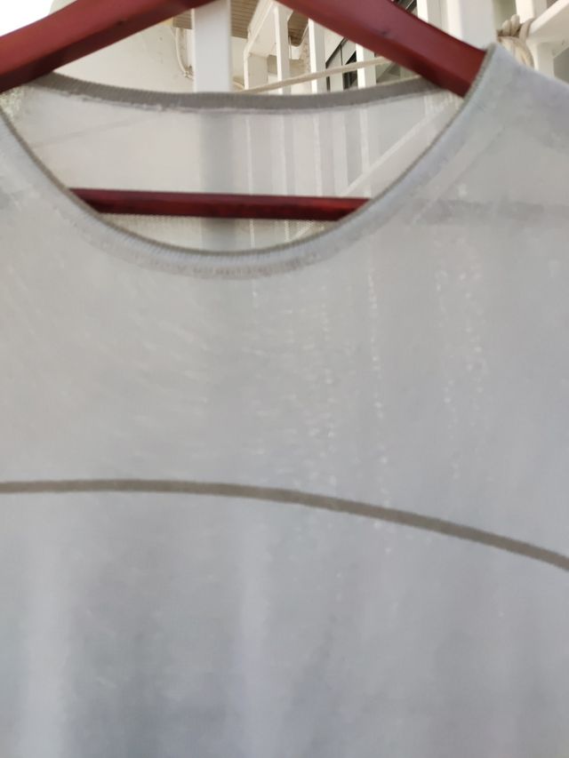 Camiseta punto gris caballero XL