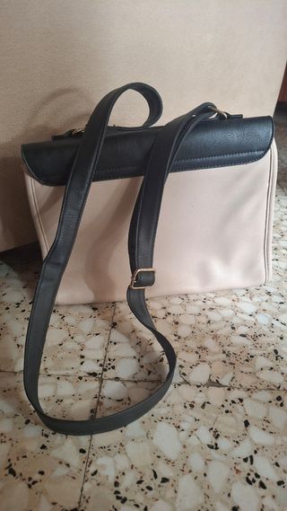 Bolso Negro y Beige
