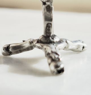 Mini mappamondo in argento