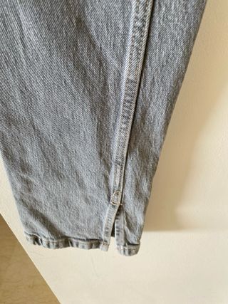 Zara Vaqueros Grises Rectos