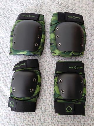Protecciones Skate Pro-Tec Camuflaje