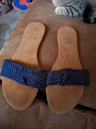 Sandalias Inside Azul Talla 39