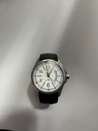 Reloj Timberland Esfera Blanca Correa Negra