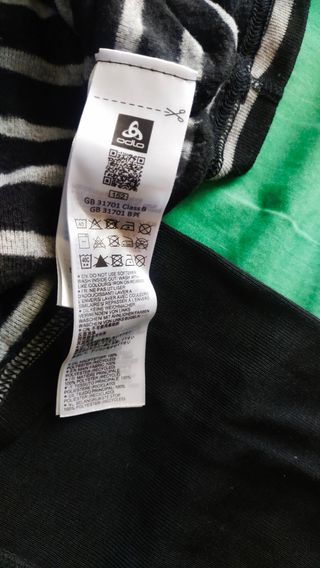 Conjunto térmico ODLO KIDS. Talla 152