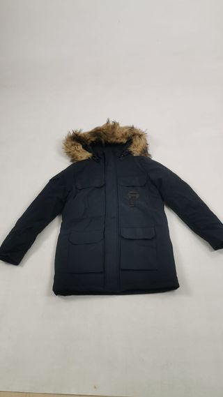 Parka azul hombre