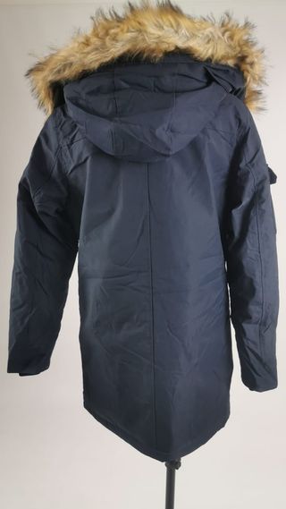 Parka azul hombre