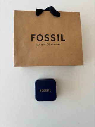 Anillo Reloj Fossil Dorado Nuevo