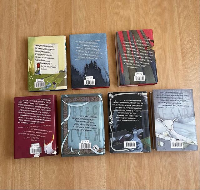 Harry Potter saga prima edizione prima traduzione