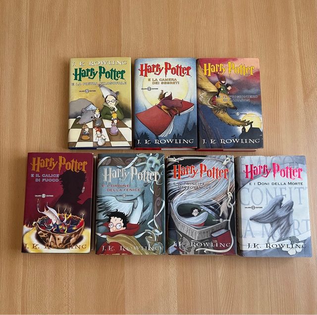 Harry Potter saga prima edizione prima traduzione