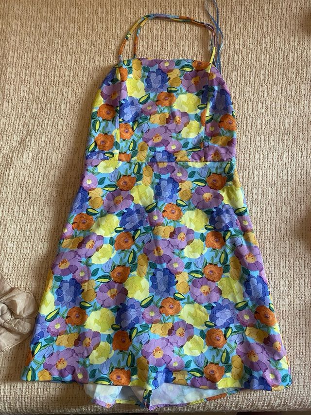 Vestido Zara floral mini