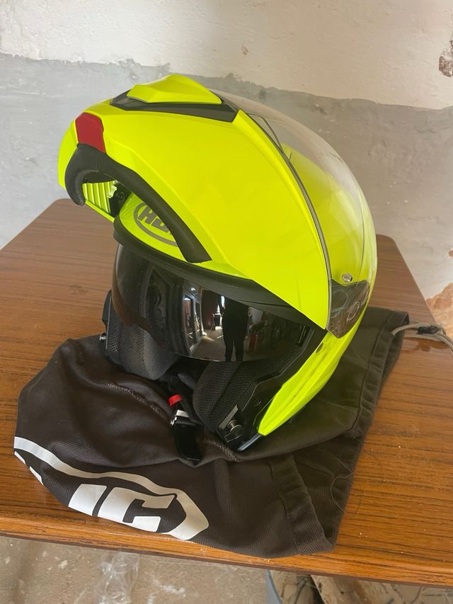 Casco HJC Amarillo Neón