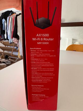 Router MERCUSYS AX1500 WiFi 6
