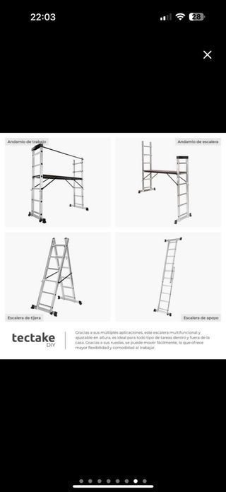 Andamio Escalera Plegable