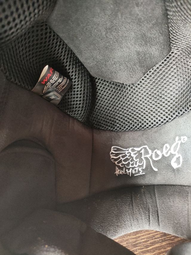 Casco Moto Roeg Jett Talla M Amarillo huevo