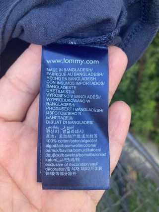 Maglia Tommy Hilfiger in cotone bimbo/bimba