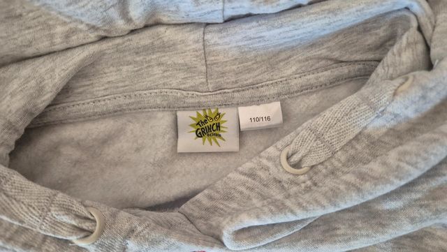 Felpa Grinch tg 5 anni